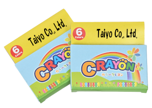 6色カラークレヨン