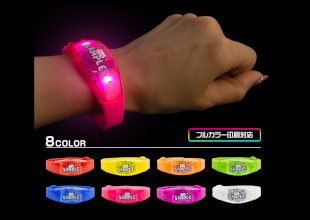 LEDシリコンブレスレット